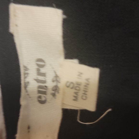 black Entro low cut tunic top sz small - Picture 4 of 6